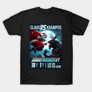 Claus Vs Krampus T-Shirt